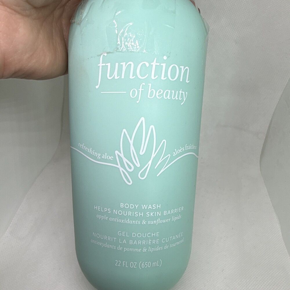 Function of Beauty Refreshing Aloe Body Wash Gel Vegan Sulfate-Free 22 fl oz